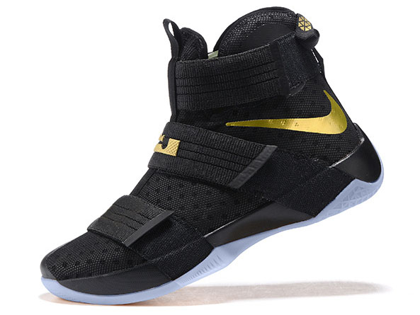 Nike Lebron Soldier 10 Black And Gold Clearance